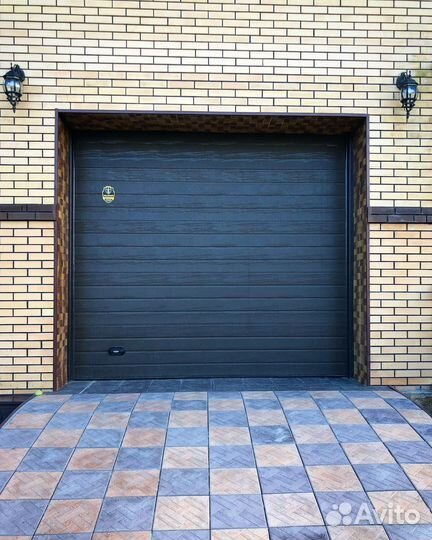 Ворота гаражные секционные автоматические