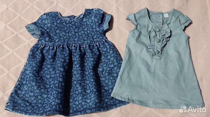 Вещи пакетом на девочку 6-9 месяцев