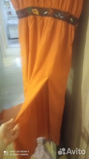 Летнее платье в пол