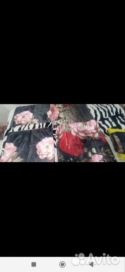 Постельное белье бу, пододеяльник, наволочки, шёлк