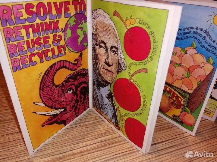 Набор почтовых карточек США 1991