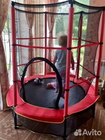 Батут с сеткой детский Прокат