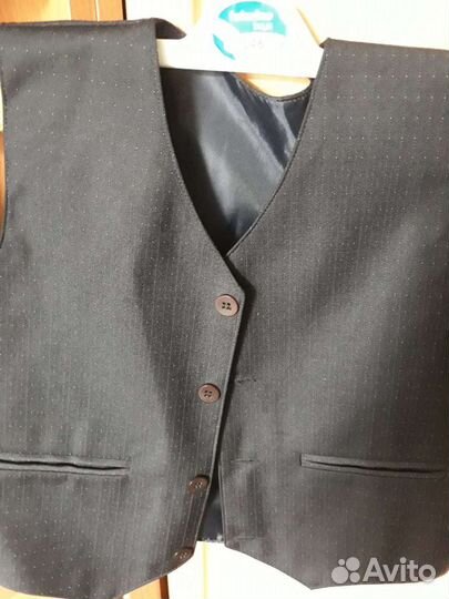 Школьный пиджак жилет форма 122-128