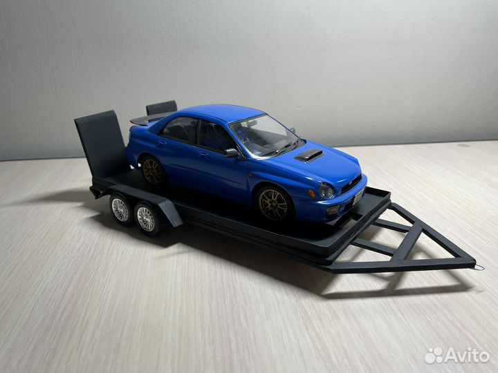 Модель прицепа для авто 1:24