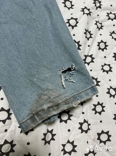 Джинсы широкие багги bershka женские