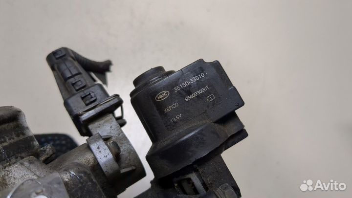 Заслонка дроссельная Hyundai Santa Fe, 2002