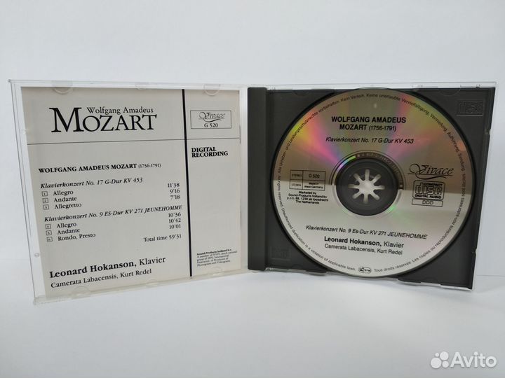 CD.Mozart.W.A - Klaviekonzerte.Made in Germany