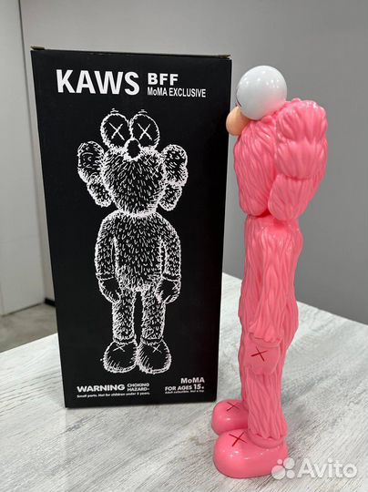 Kaws 30cm, розовый