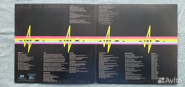 Винил Pink Floyd 1973 The Dark Side of the Moon UK