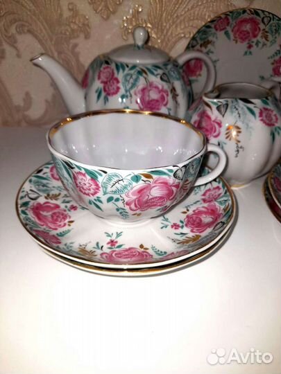 Сервиз чайный лфз, неполный