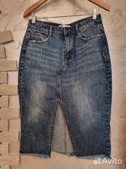 Джинсовая юбка zara