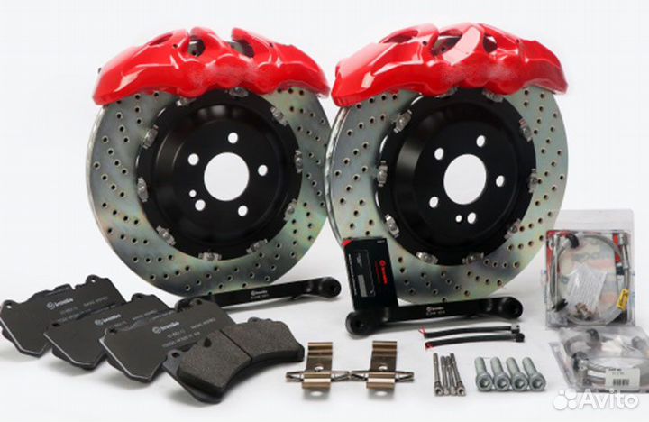 Тюнинг тормоза Discovery Sport 1 Brembo M6 перед