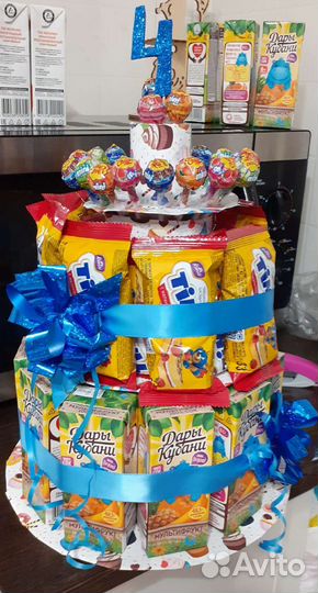 Торт из сладостей
