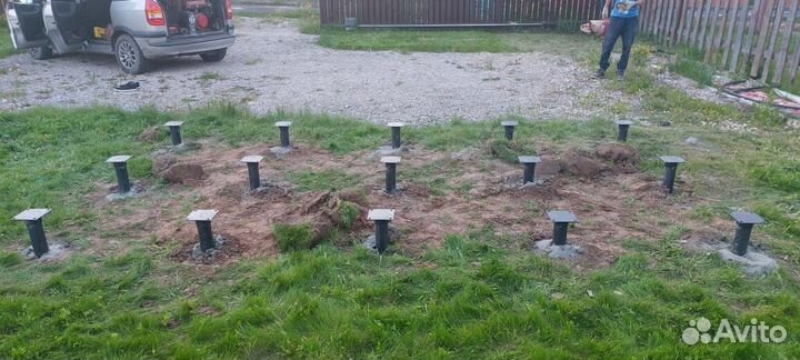 Сваи для бани