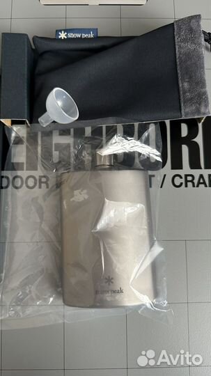 Фляга титановая Snow Peak Titanium Flask M 140 mL