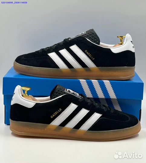 Кроссовки Adidas Gazelle Black (Арт.18441)