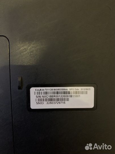 Ноутбук packard Bell