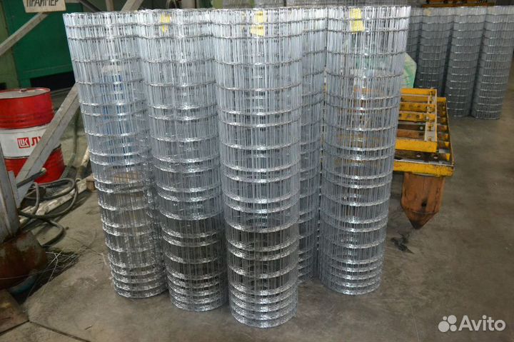 Сетка сварная оцинкованная ячейка 50*100/50 Высота 1,8м