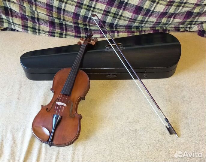 Скрипка 4/4, смычек и футляр Schuster&Co. 1850 г
