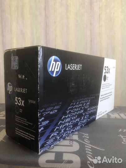 Картридж HP LJ 53X (Q7553X) оригинал