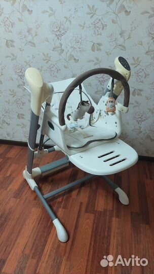 Стульчик для кормления, качель Nuovita