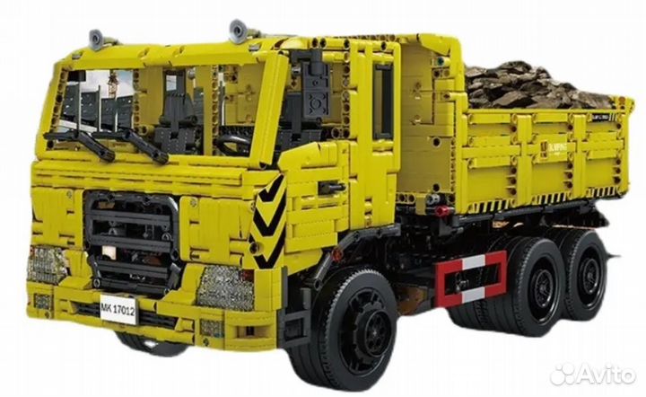 Конструктор Mould King 17012 Трехосный самосвал с