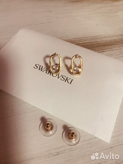 Серьги Swarovski оригинал с кристаллами