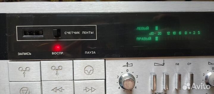 Дека кассетная Яуза мп - 221 - 1С под пломбами