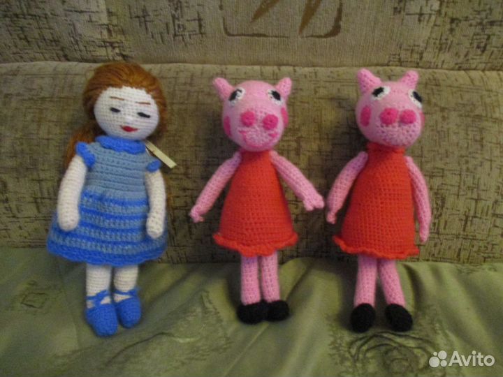 Мягкие игрушки вязаные