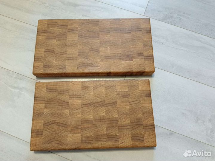 Торцевая разделочная доска из дуба