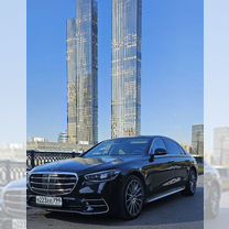 Аренда автомобиля Mercedes S W223 с водителем