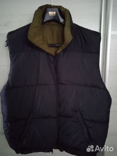 Жилетка пуховая мужская р 52
