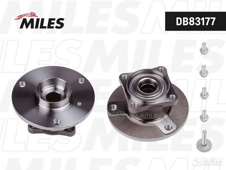 Miles DB83177 Ступица колеса задняя с подшипником