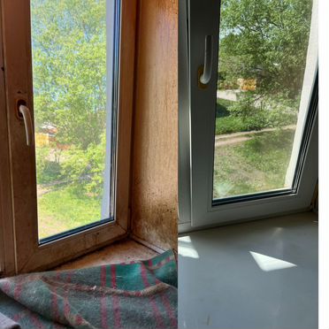 Мытье окон и балконов