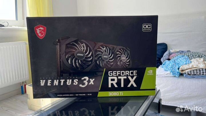 Кулер для видеокарты MSI RTX 3080 ti ventus 3X