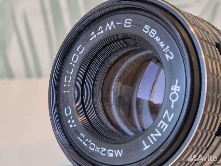 Объектив мс Гелиос 44М-6 58/2 +переходник на Fuji
