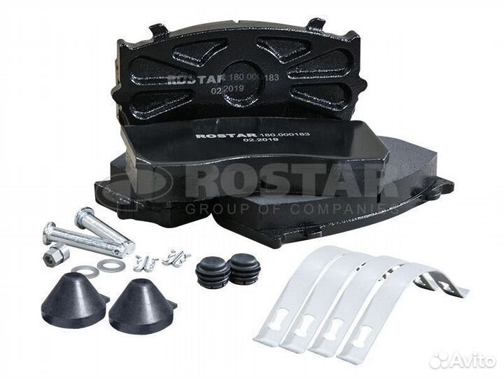 Комплект дисковых колодок 29183 180.000183 rostar