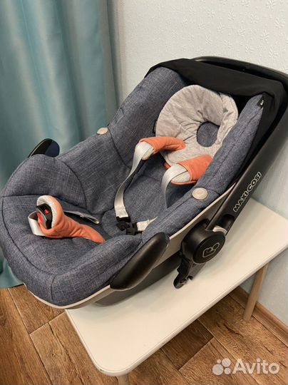 Автокресло 0+ maxi-cosi pebble divine denim