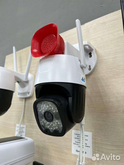 Уличная 4G камера с громкоговорителем