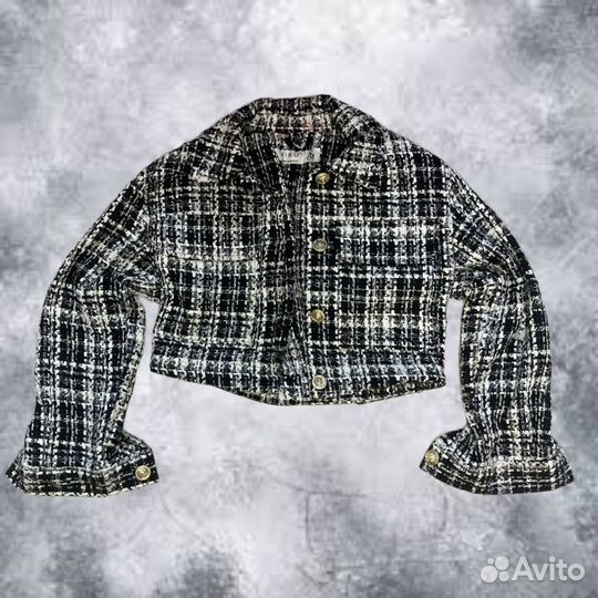Твидовый пиджак 42-44