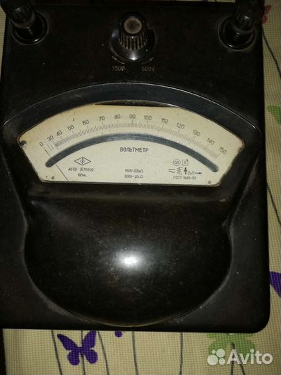Вольтметр СССР 1954г. переменного тока раритет
