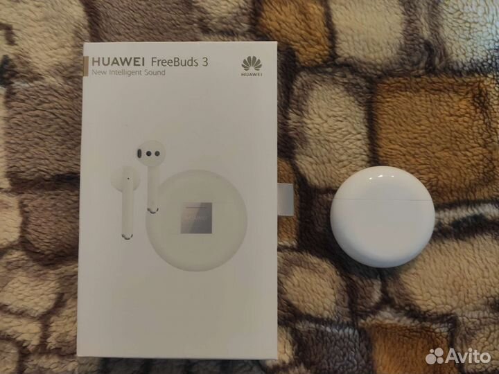 Bluetooth наушники Huawei freebuds 3 + чехол