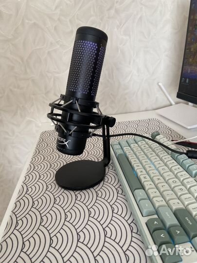Микрофон HyperX QuadCast S черный