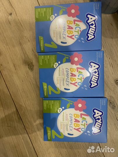 Сухая смесь агуша 2