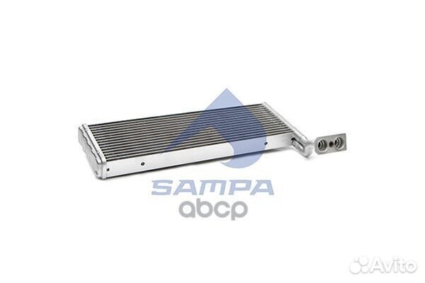 Радиатор печки Scania 450x156x33 042447 sampa