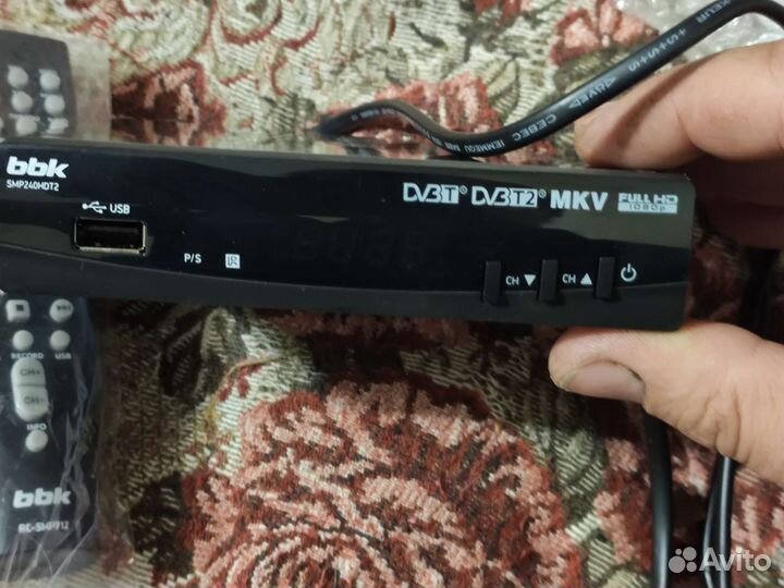 Цифровая тв приставка BBK ресивер с USB