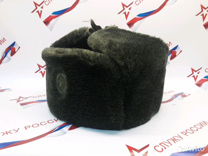 Шапка формованная зеленая цифра вкпо