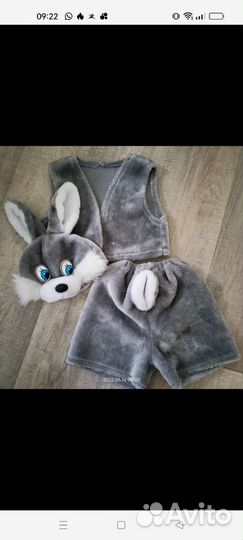 Новогодний костюм зайчика