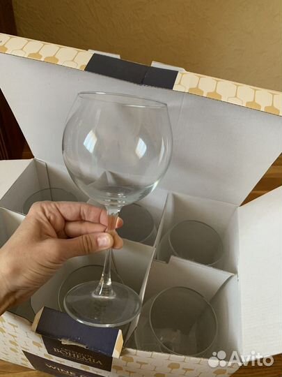 Бокалы для коктелей или красного вина (6 шт)