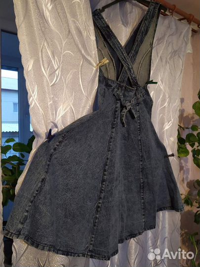 Продаётся новый джинсовый сарафан